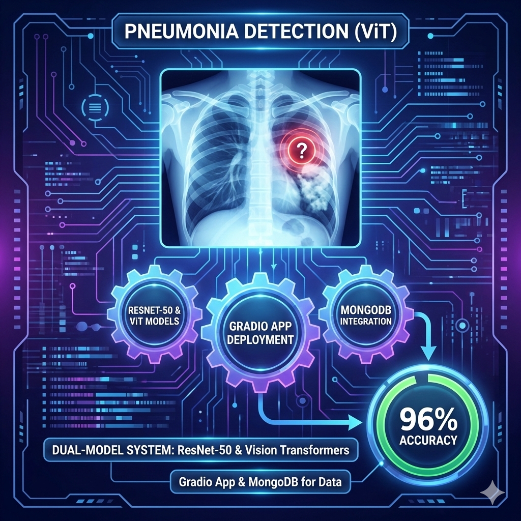 Pneumonia Detection (ViT) project preview