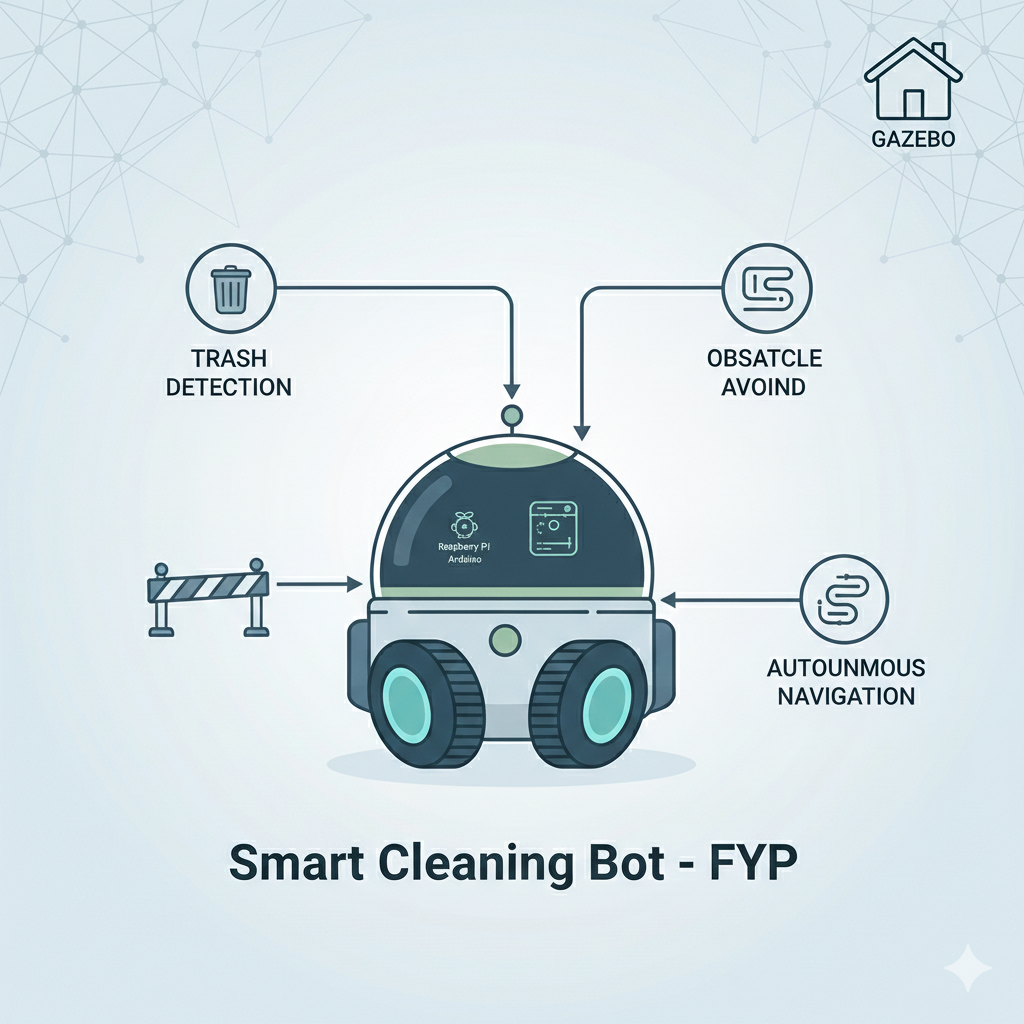 Smart Cleaning Bot - FYP project preview